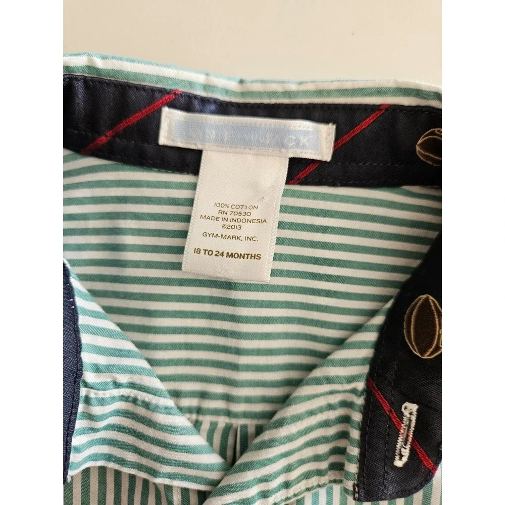 Janie and jack baby‎ boy button up top 18-24 mos